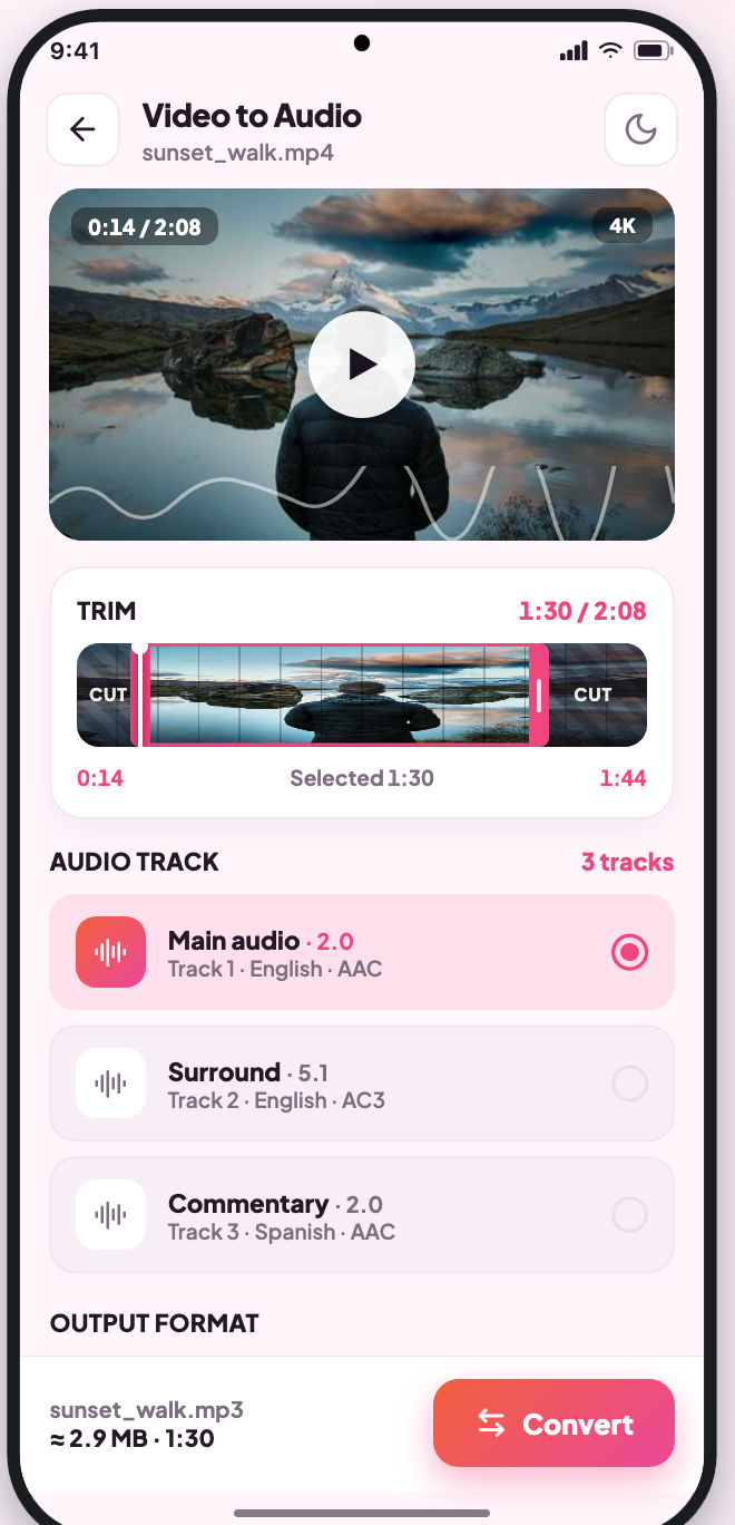 Video to Audio